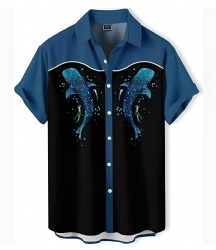 Oceanic Whale Shark Western Shirt