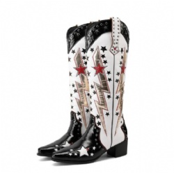 Lightning and Stars Western Boot